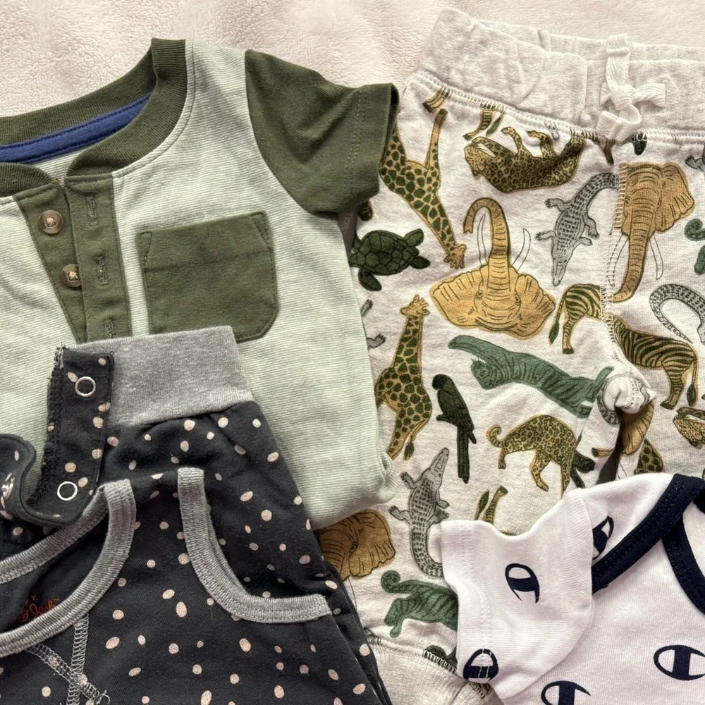 Bundle of Baby Rompers, Onesies and 1 pair of Pants!  0-3 Months  NWOT